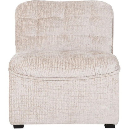 Fauteuil Liberty Glamour Naturel van MUST Living, sfeerbeeld bij een houten bijzettafel