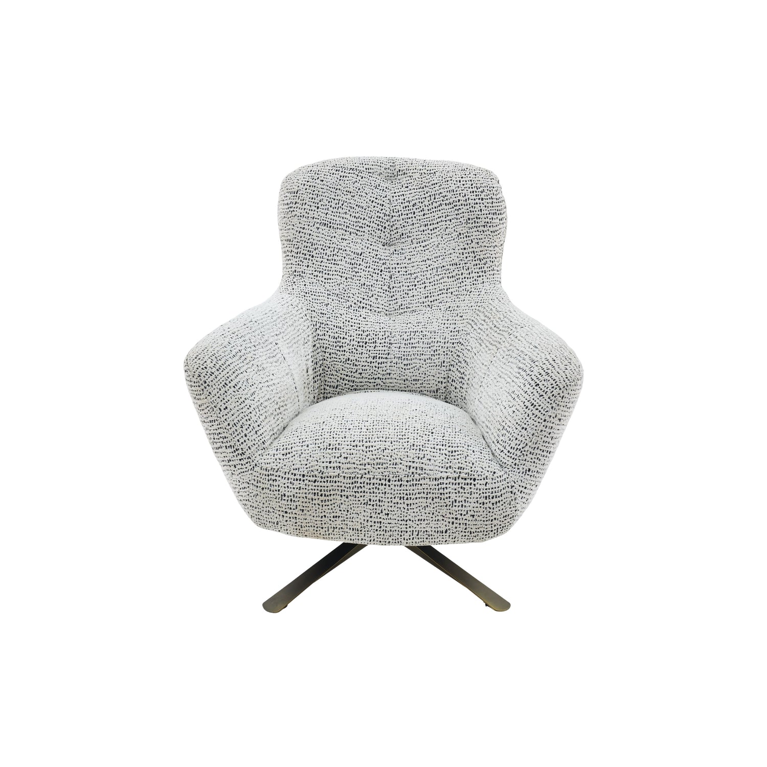 Fauteuil Nena Beige van Starfurn, afgeronde rugleuning en armleuningen in een vloeiende vorm