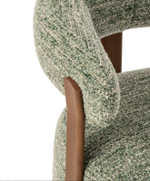 Fauteuil Schuim Olijfgroen van J-Line, zevende weergave van de olijfgroene fauteuil