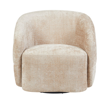 Fauteuil Yara Beige van Starfurn als leesplek bij het raam met een schemerlamp