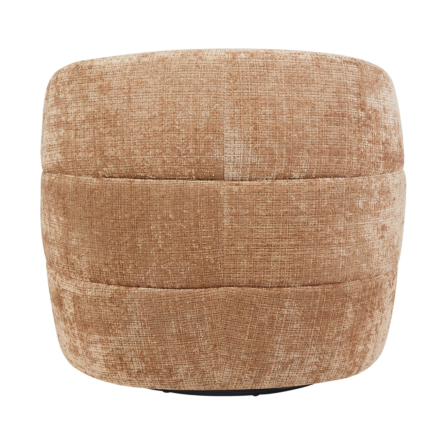 Fauteuil Yara van Starfurn van bovenaf met zicht op de brede zitting en zitdiepte van 56cm