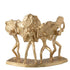 Figuren Dragen Steen Resine Goud - Beeld - J-Line - livinglovely.nl
