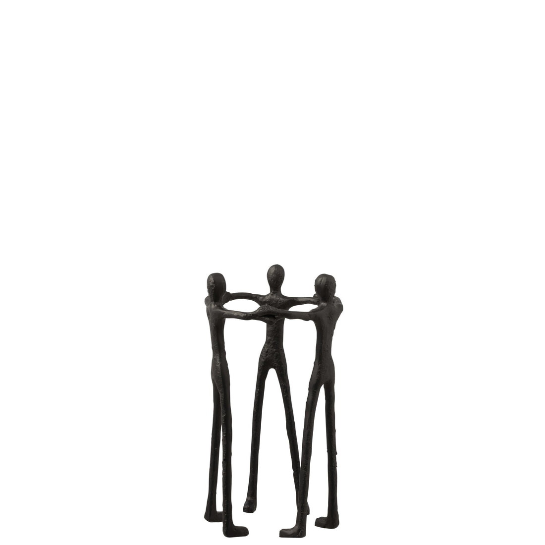 Figur Person Kreis Aluminium Schwarz J-Line