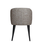 Fiori Beige Mois 04 eetkamerstoel van PTMD, detail van de beige stoffen bekleding