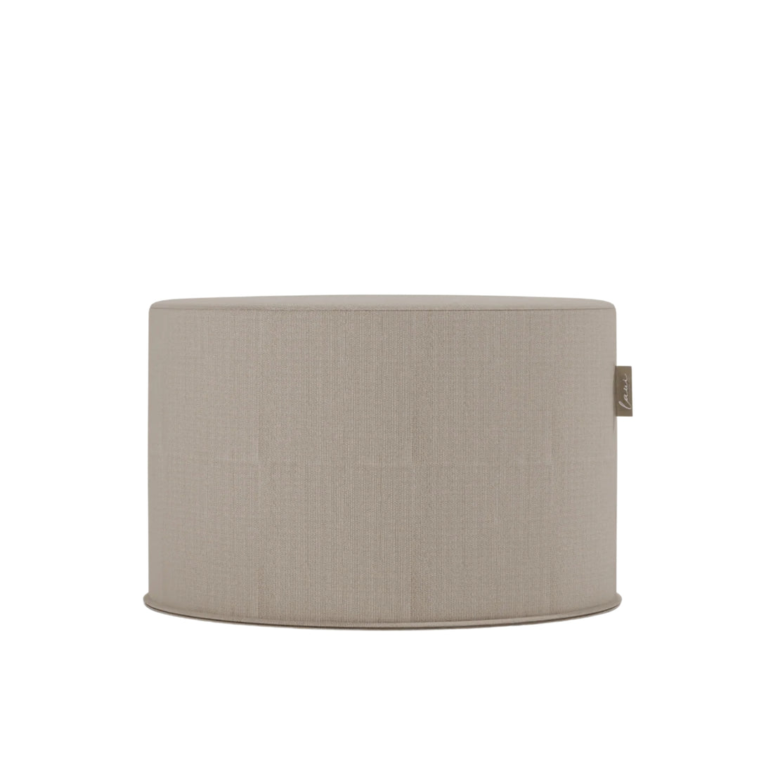 Fixed Round Pouf 68 Boho Taupe - Laui Lounge™ - Poef - Laui Lounge - livinglovely.nl