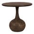 Flos Grey Mango Wooden Side Table Round - - PTMD - livinglovely.nl