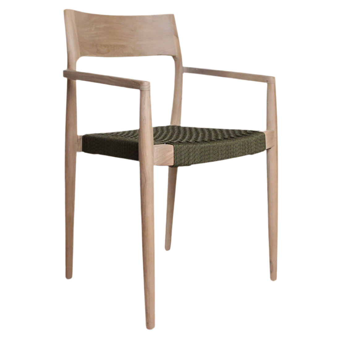 Freya Terrasstoel met Armleuning Donker Groen Raw Materials - Terrasstoel - Raw Materials - livinglovely.nl