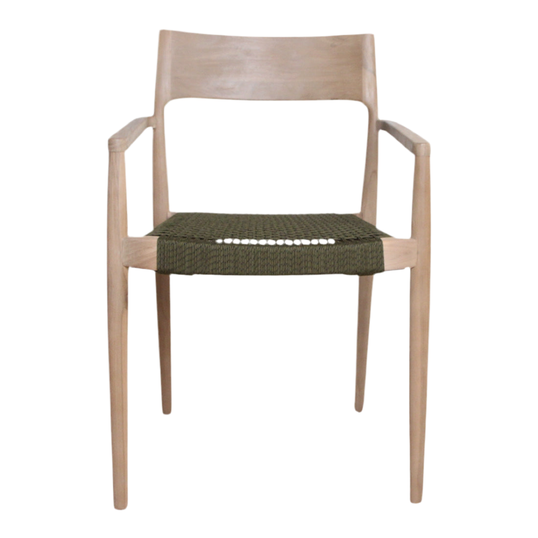 Freya Terrasstoel met Armleuning Donker Groen Raw Materials - Terrasstoel - Raw Materials - livinglovely.nl