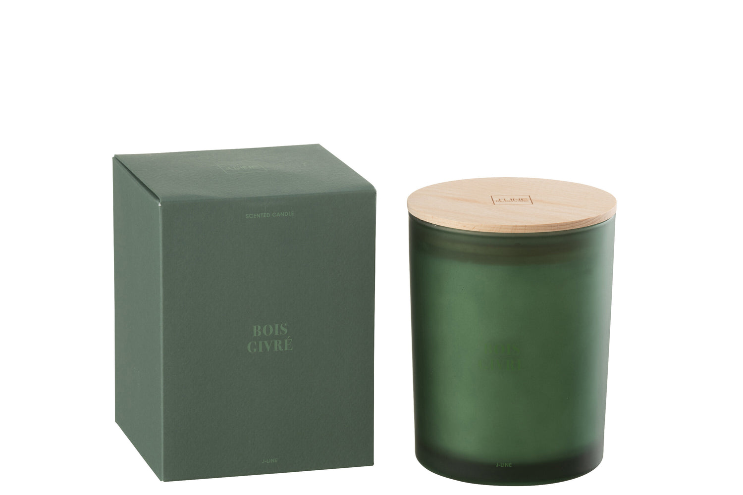 Geurkaars Accords Essentiels Bois Givré 52 Uur - Geurkaars - J-Line - livinglovely.nl