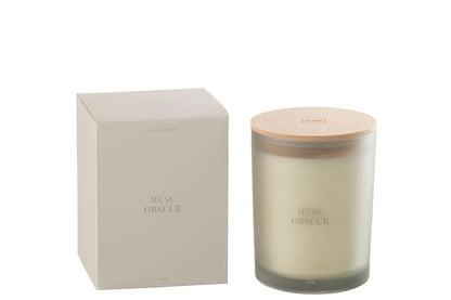 Geurkaars Accords Essentiels Musc Obscur 52 Uur - Geurkaars - J-Line - livinglovely.nl
