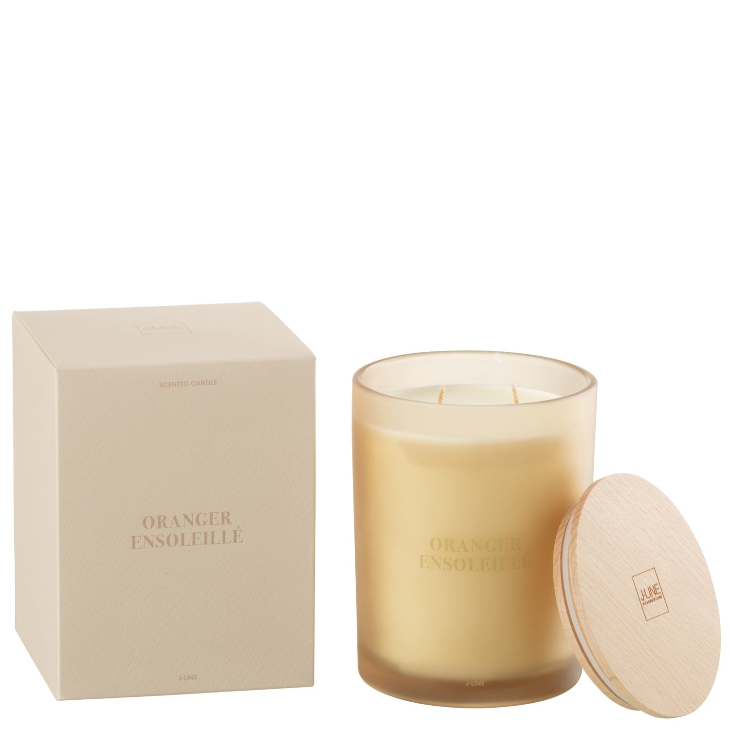 Geurkaars Accords Essentiels Oranger Ensoleillé 52 Uur - Geurkaars - J-Line - livinglovely.nl