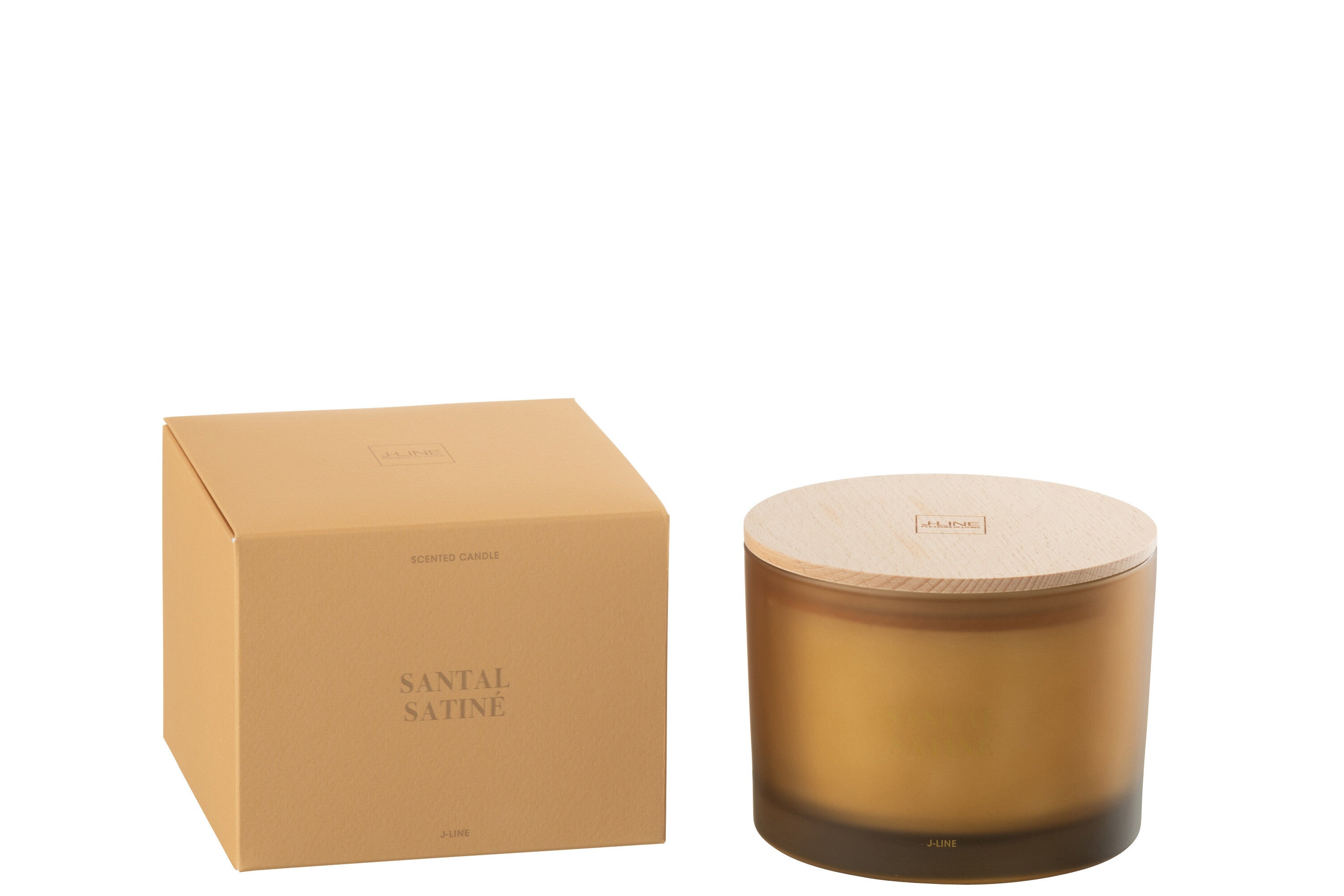 Geurkaars Accords Essentiels Santal Satiné 28 Uur - Geurkaars - J-Line - livinglovely.nl