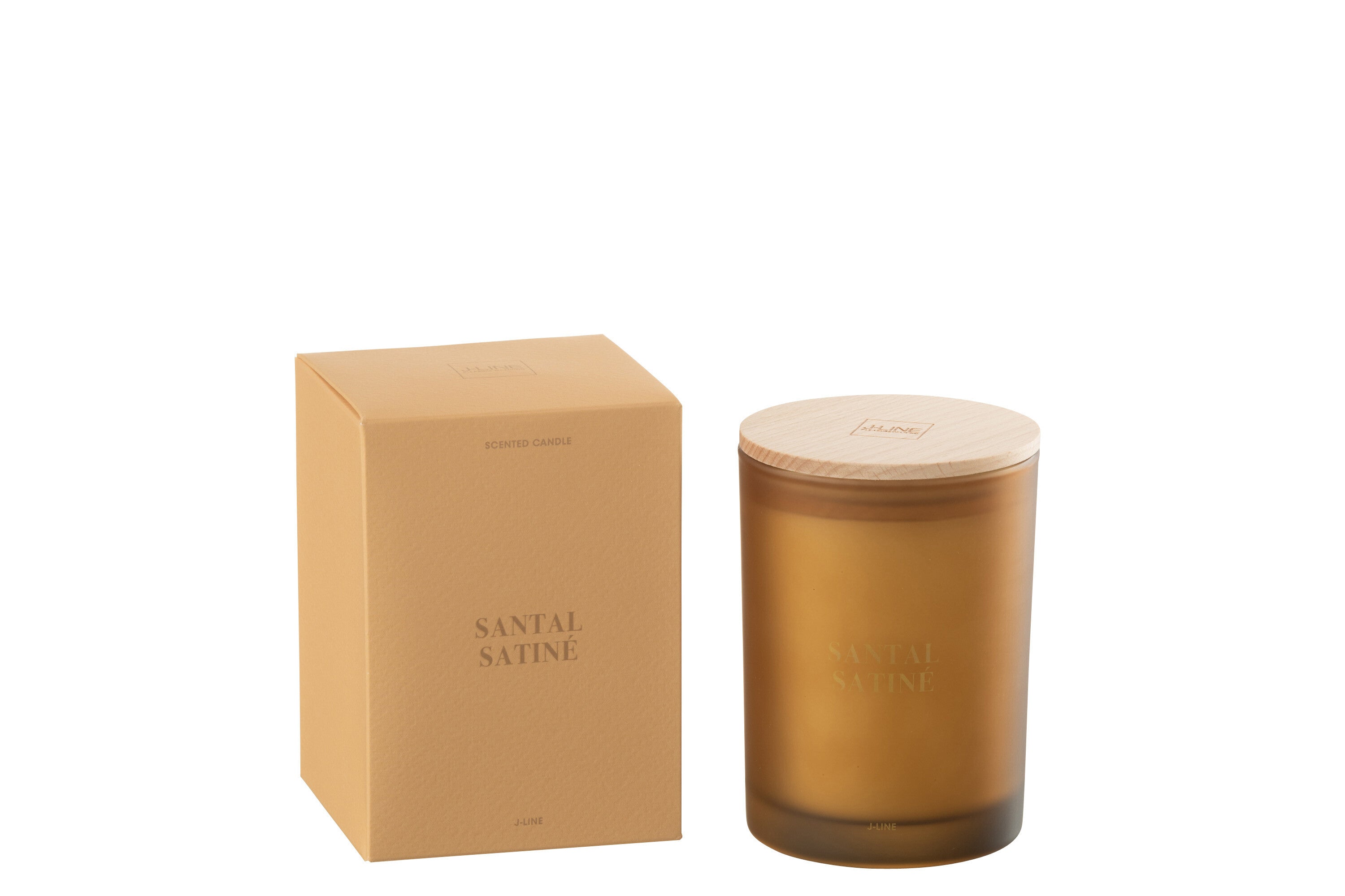 Geurkaars Accords Essentiels Santal Satiné 38 Uur - Geurkaars - J-Line - livinglovely.nl
