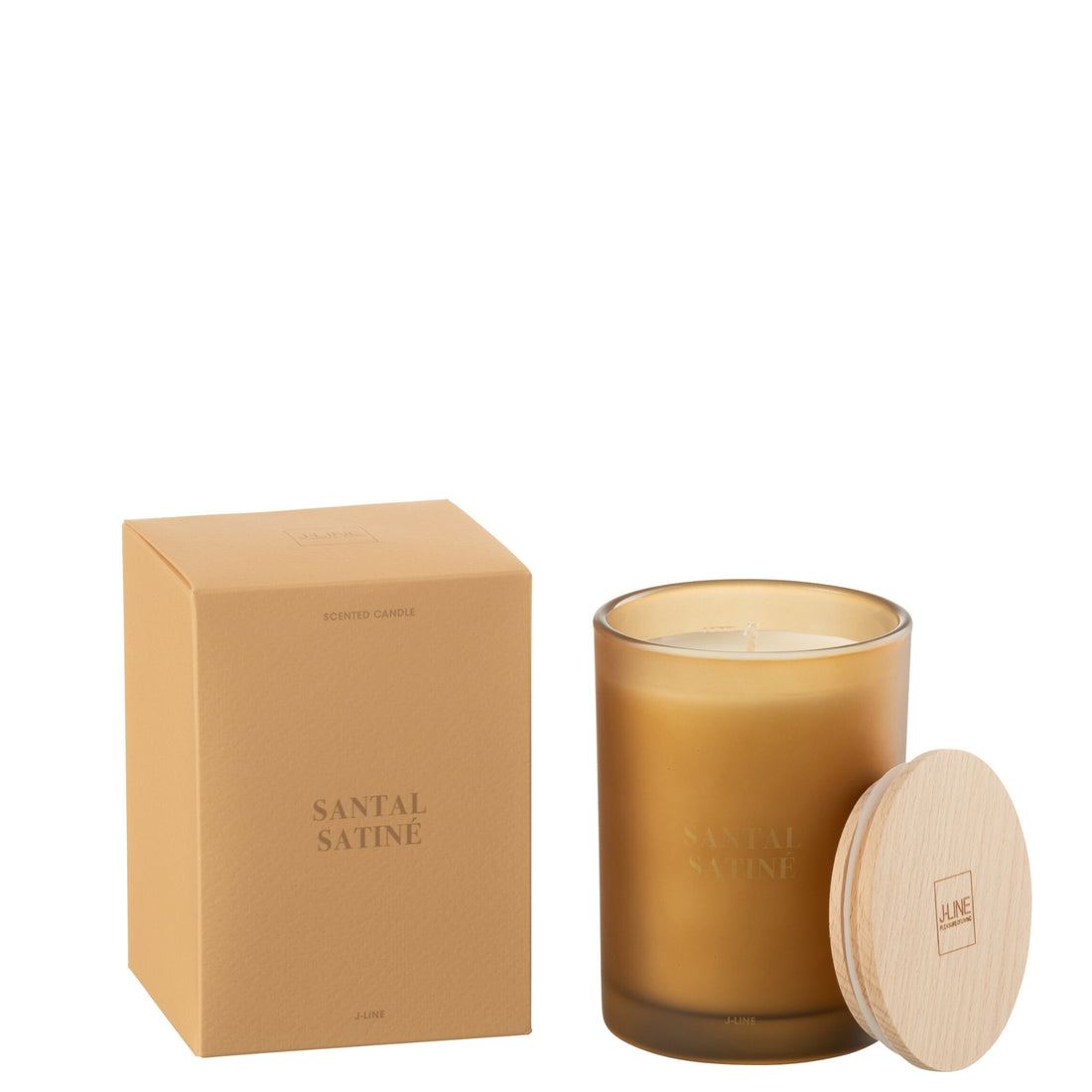 Geurkaars Accords Essentiels Santal Satiné 38 Uur - Geurkaars - J-Line - livinglovely.nl
