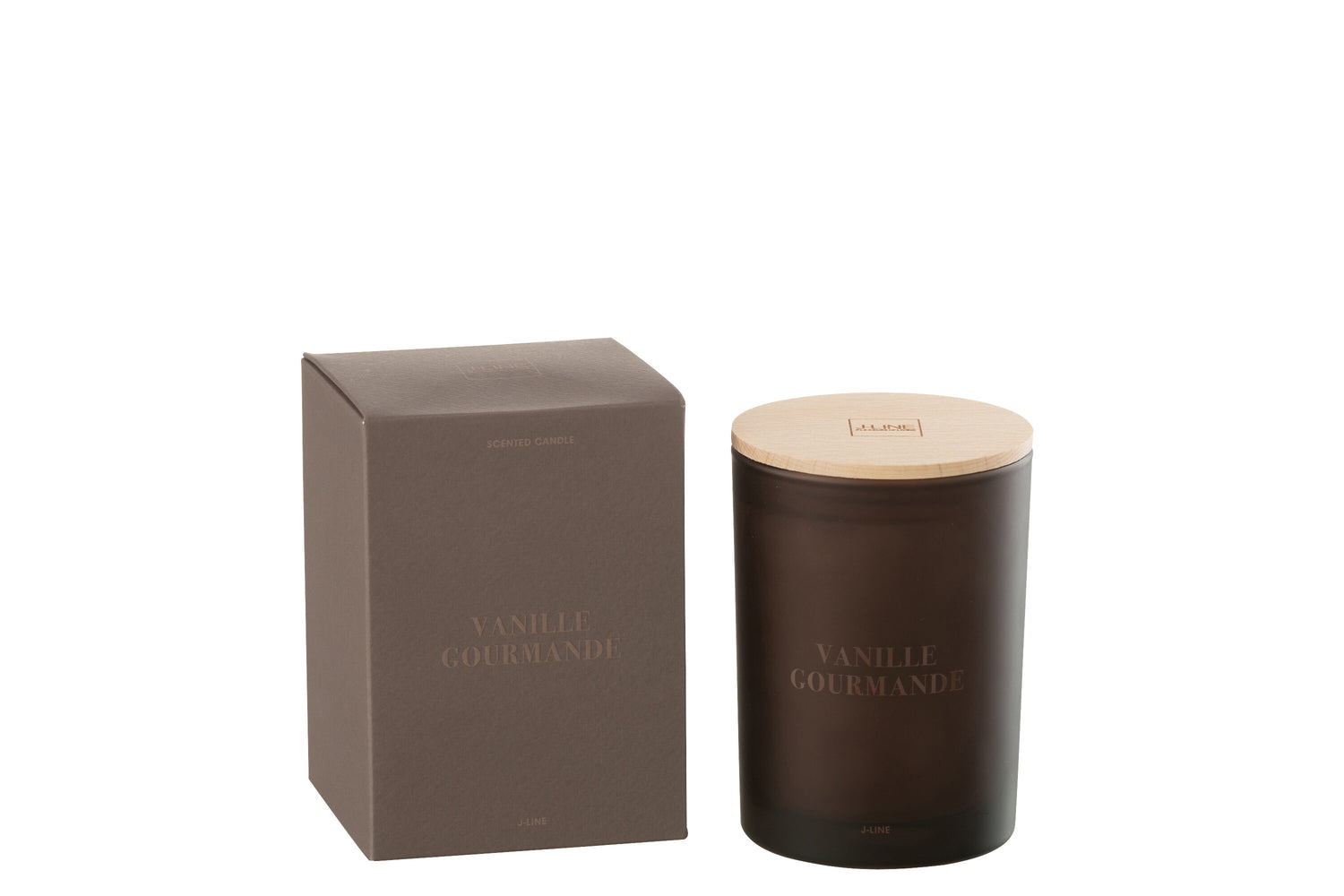 Geurkaars Accords Essentiels Vanille Gourmande 38 Uur - Geurkaars - J-Line - livinglovely.nl