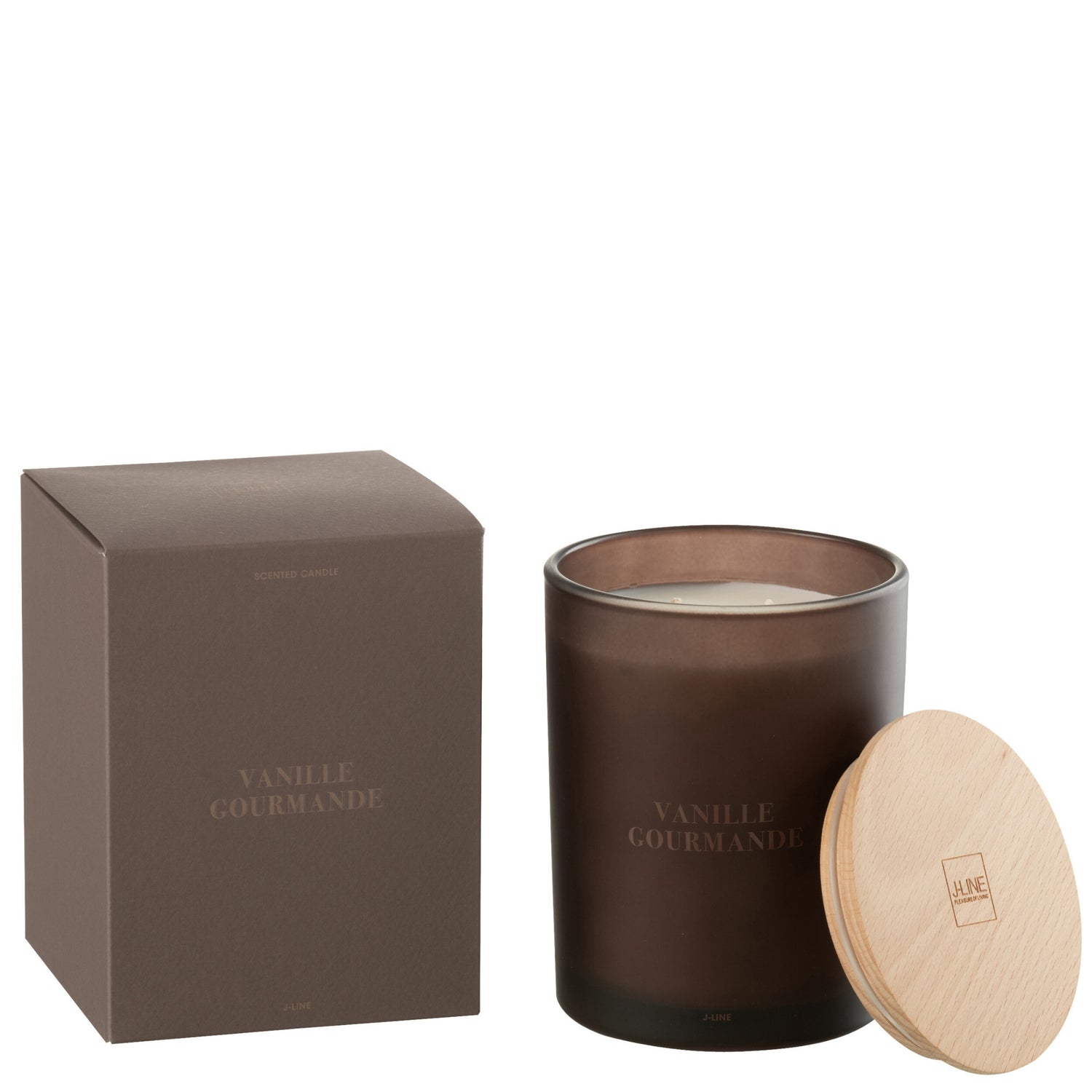 Geurkaars Accords Essentiels Vanille Gourmande 52 Uur - Geurkaars - J-Line - livinglovely.nl