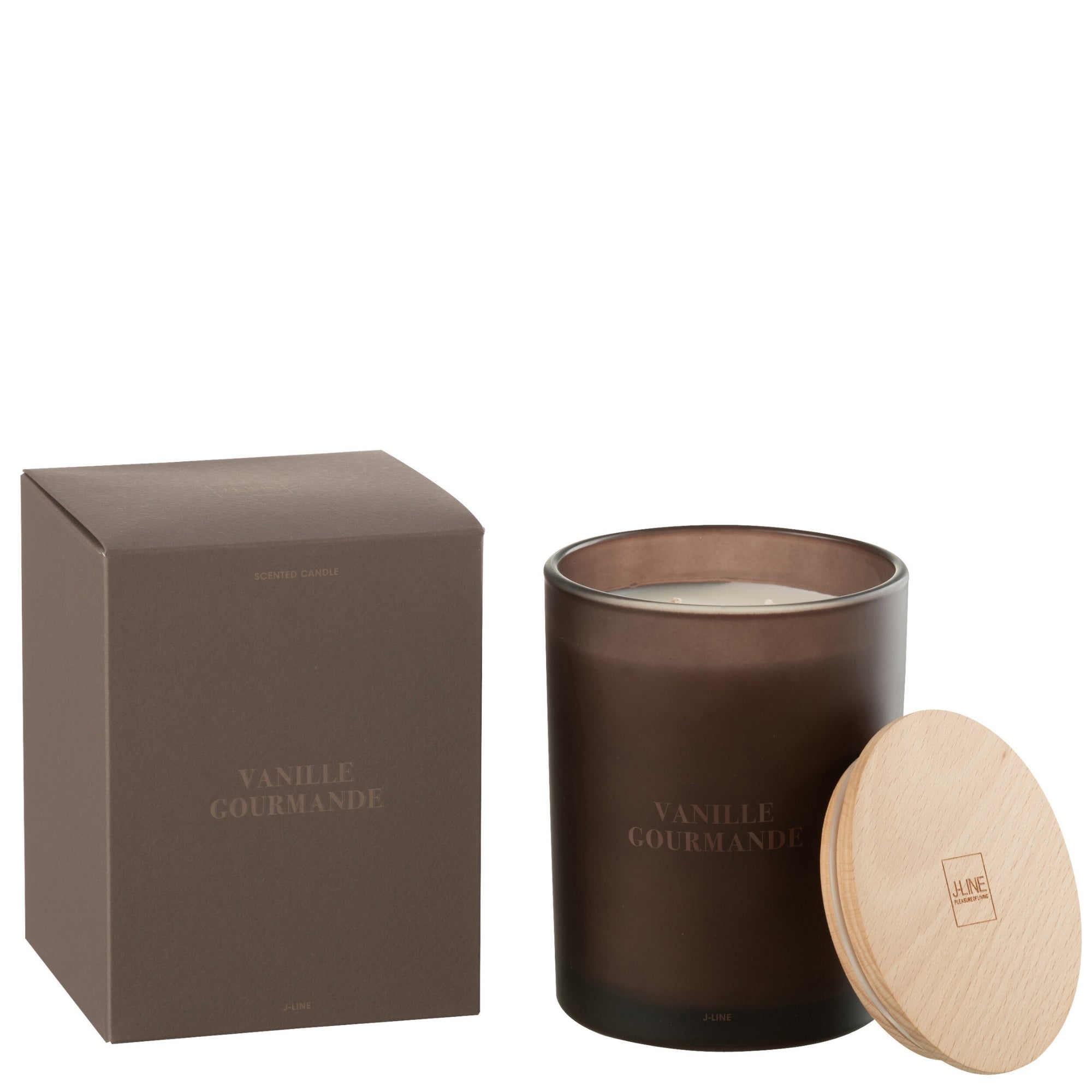 Geurkaars Accords Essentiels Vanille Gourmande 52 Uur - Geurkaars - J-Line - livinglovely.nl