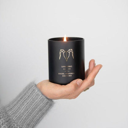 Geurkaars Astro Steenbok Zwart-50u - Geurkaars - J-Line - livinglovely.nl