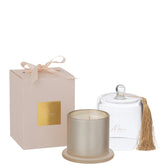 Geurkaars Bell Merci Beige Large 45H - Geurkaars - J-Line - livinglovely.nl
