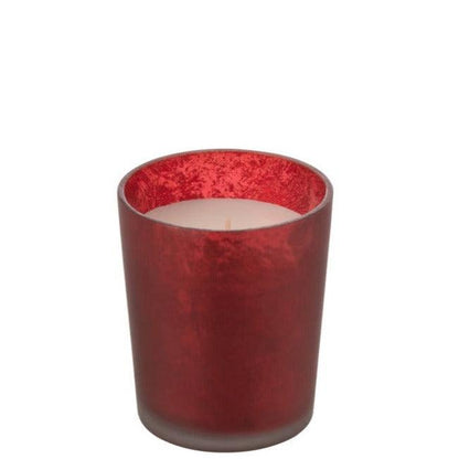 Geurkaars Deluxe Glas Root Small 48uur - Geurkaars - J-Line - livinglovely.nl