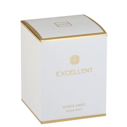 Geurkaars Excellent Golden Honey Gold Medium 80H - Geurkaars - J-Line - livinglovely.nl
