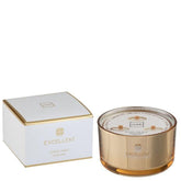 Geurkaars Excellent Golden Honey Goud Large 40H - Geurkaars - J-Line - livinglovely.nl