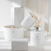 Geurkaars Excellent Golden Honey Wit Small 50H - Geurkaars - J-Line - livinglovely.nl