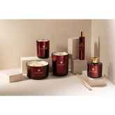 Excellent Rose Champagne serie in wijnrood met kaarsen, interieurspray en geurstokjes