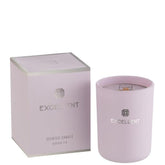 Geurkaars Excellent Siberia Fir Lila Small-50u - Geurkaars - J-Line - livinglovely.nl