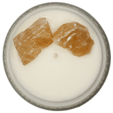 Geurkaars Golden Days met Edelstenen Incl Spotify Playlist - Geurkaars - De Scent - livinglovely.nl