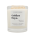 Geurkaars Golden Days met Edelstenen Incl Spotify Playlist - Geurkaars - De Scent - livinglovely.nl
