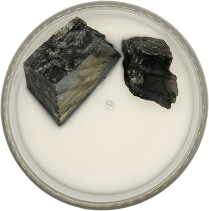 Geurkaars Good Karma met Edelstenen Incl Spotify Playlist - Geurkaars - De Scent - livinglovely.nl