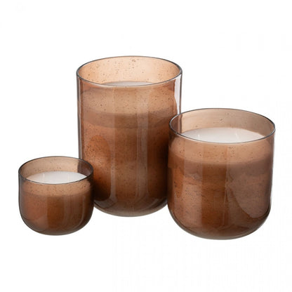 Geurkaars Li-Ly Land Was Bruin Medium 75u - Geurkaars - J-Line - livinglovely.nl