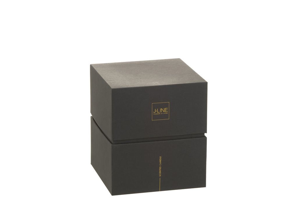 Geurkaars Luxuria Brons Medium 60H - Geurkaars - J-Line - livinglovely.nl