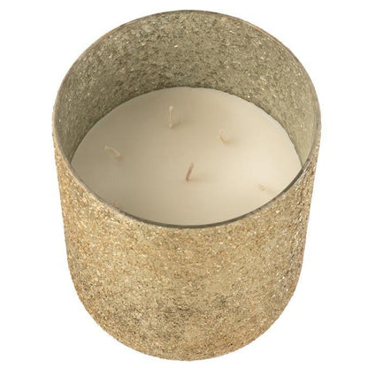 Geurkaars Luxuria Goud Extra Large J-Line - 120 Uur - Geurkaars - J-Line - livinglovely.nl