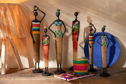 Geurkaars Mand Roze Was Mix Small-45 Uren Set van 2 - Geurkaars - J-Line - livinglovely.nl