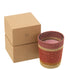 Geurkaars Mand Wax Bordeaux Medium - 55 Uur - Geurkaars - J-Line - livinglovely.nl
