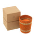 Geurkaars Mand Wax Oranje Medium - 55 Uur - Geurkaars - J-Line - livinglovely.nl