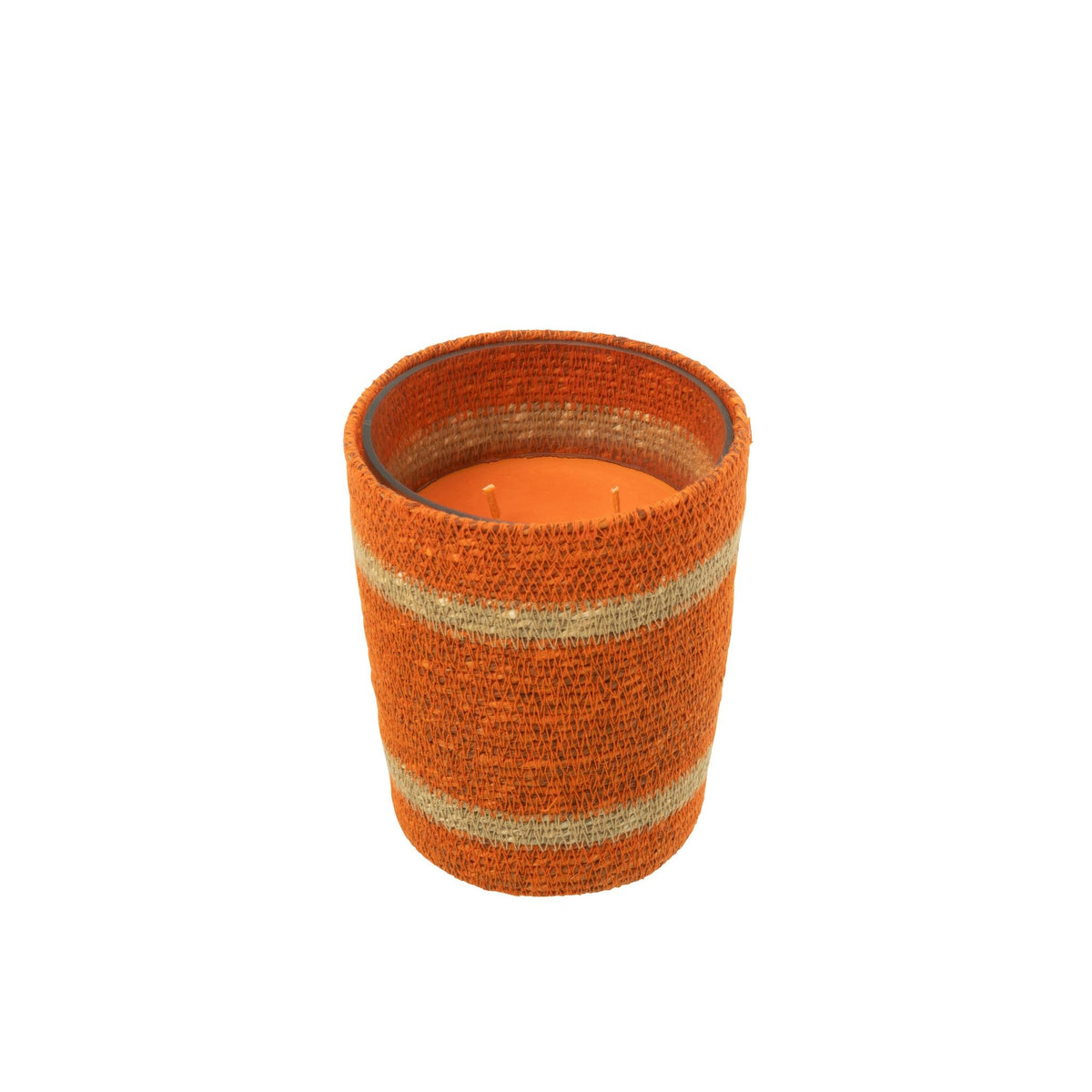 Geurkaars Mand Wax Oranje Medium - 55 Uur