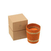Geurkaars Mand Wax Oranje Medium - 55 Uur