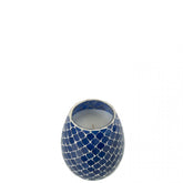 Geurkaars Mia Mozaiek Blauw Small-90u - Geurkaars - J-Line - livinglovely.nl