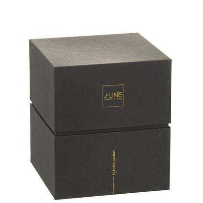 Geurkaars Noa Spicy Twilight Zwart Large-60h - Geurkaars - J-Line - livinglovely.nl