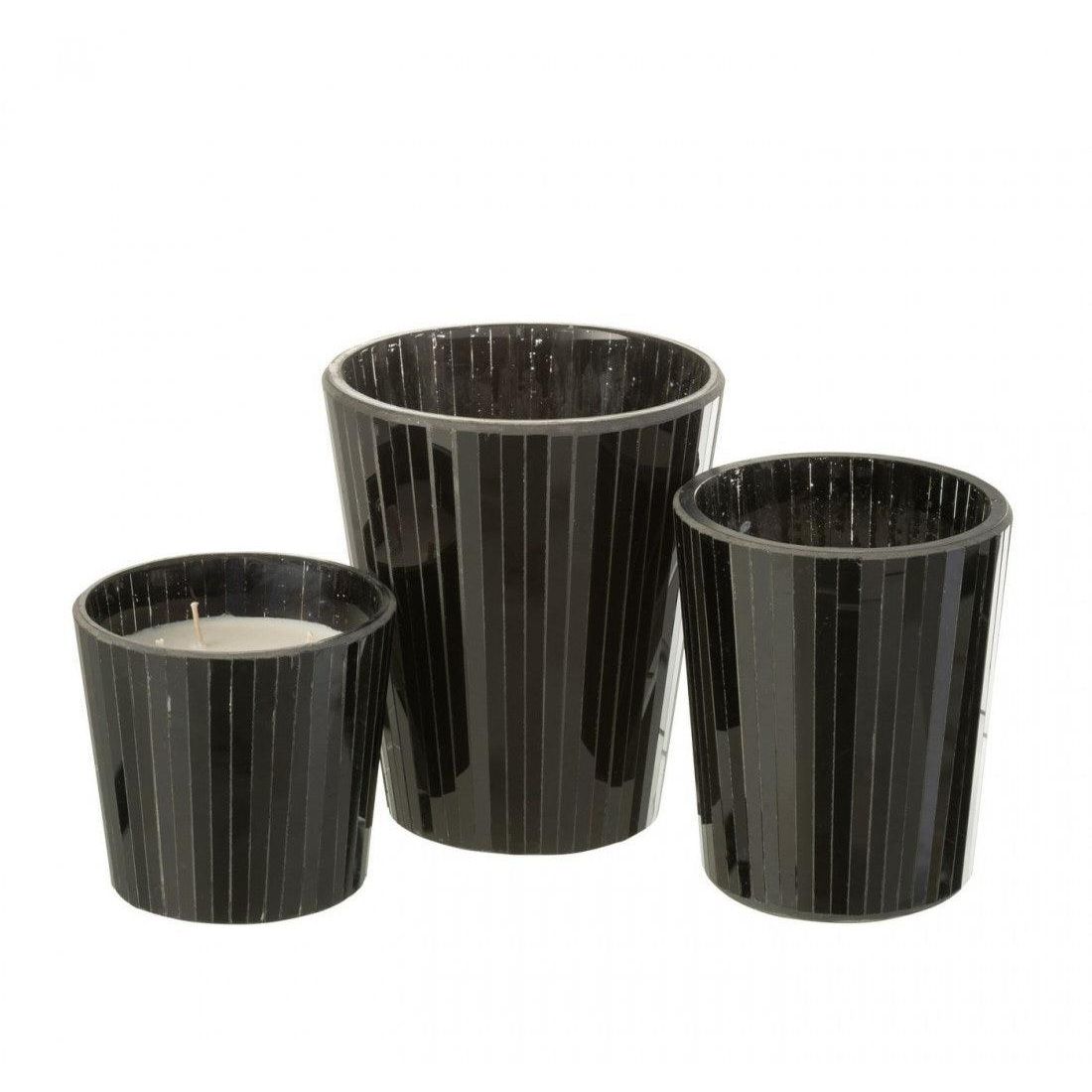Geurkaars Noa Spicy Twilight Zwart Large-60h
