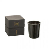 Geurkaars Noa Spicy Twilight Zwart Medium-55h - Geurkaars - J-Line - livinglovely.nl