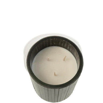 Geurkaars Noa Spicy Twilight Zwart Medium-55h - Geurkaars - J-Line - livinglovely.nl