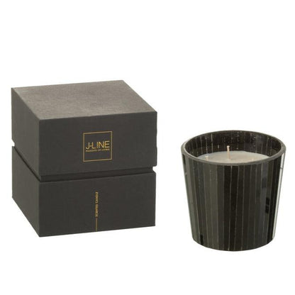 Geurkaars Noa Spicy Twilight Zwart Small-35h - Geurkaars - J-Line - livinglovely.nl