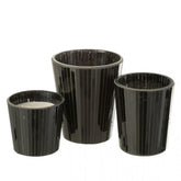 Geurkaars Noa Spicy Twilight Zwart Small-35h - Geurkaars - J-Line - livinglovely.nl