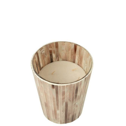 Geurkaars Noa Tender Rose Roze Large - 75u - Geurkaars - J-Line - livinglovely.nl