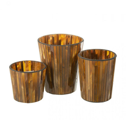 Geurkaars Noa Zesty Sunburst Oker Large-60h - Geurkaars - J-Line - livinglovely.nl