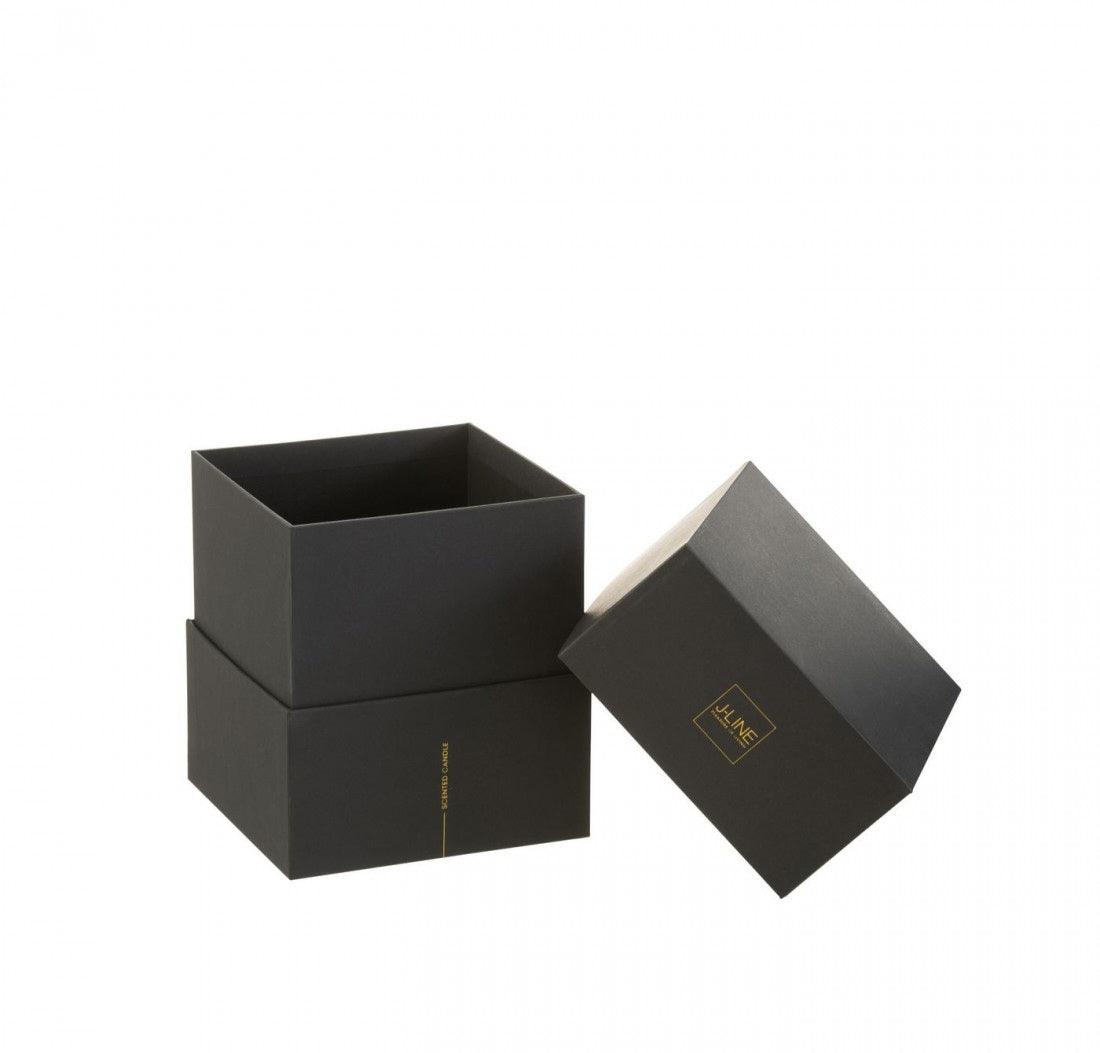 Geurkaars Noa Zesty Sunburst Oker Medium-55h - Geurkaars - J-Line - livinglovely.nl